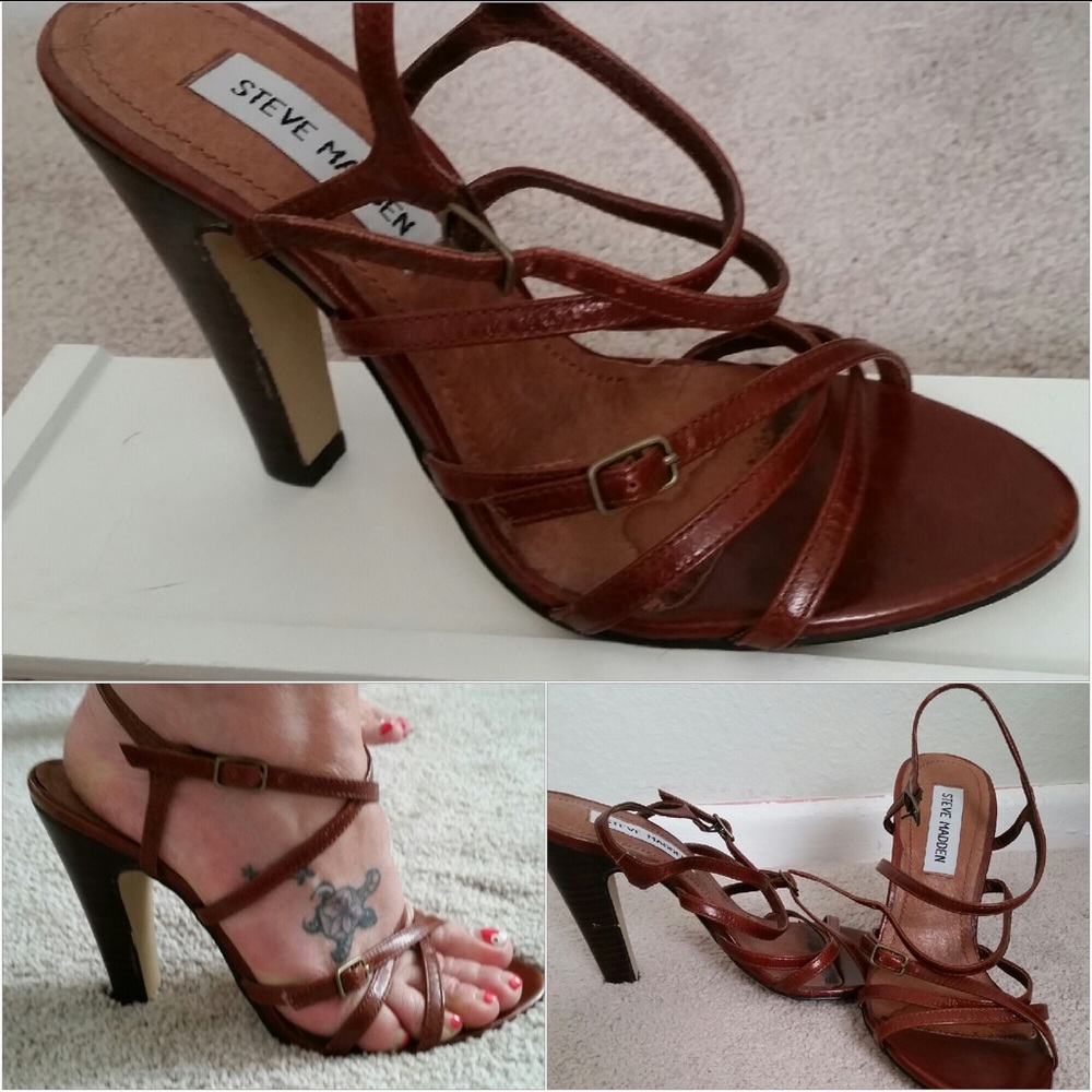 Steve Madden light brown heels